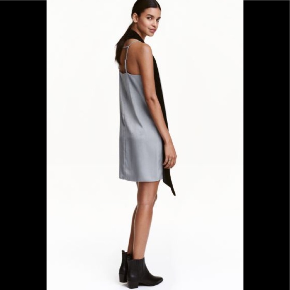H&M | NWOT Sliver Slip New tears Dress